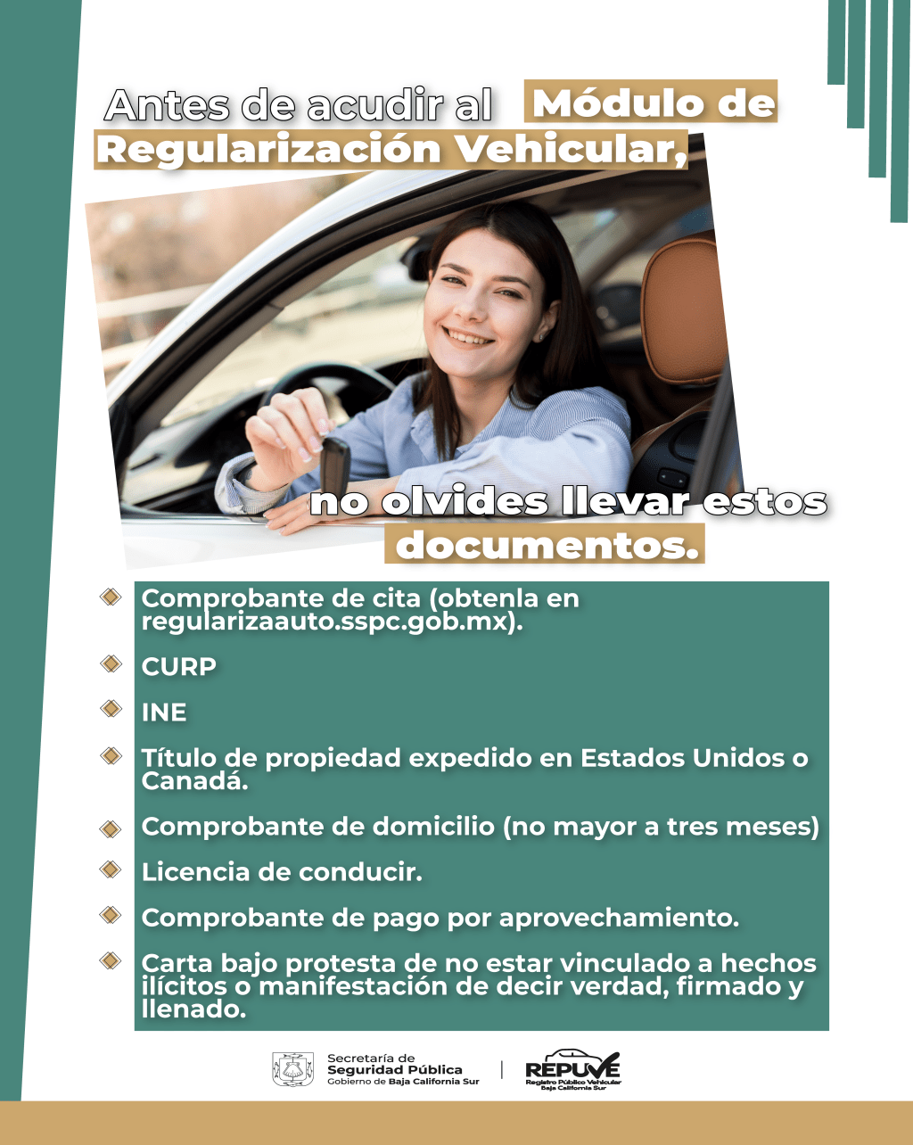 REPUVE INVITA A PROPIETARIOS DE AUTOS DE PROCEDENCIA EXTRANJERA A REALIZAR TRÁMITE DE REGULARIZACIÓN