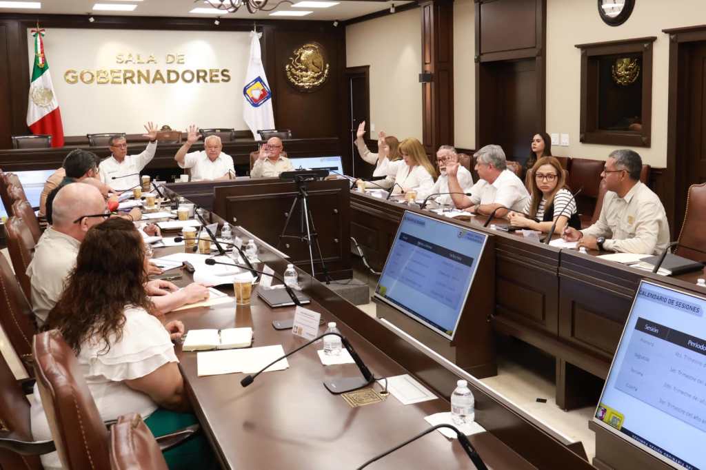 GOBERNADOR DE BCS, SESIÓN ORDINARIA DEL CONSEJO DE ADMINISTRACIÓN DE LA JEC