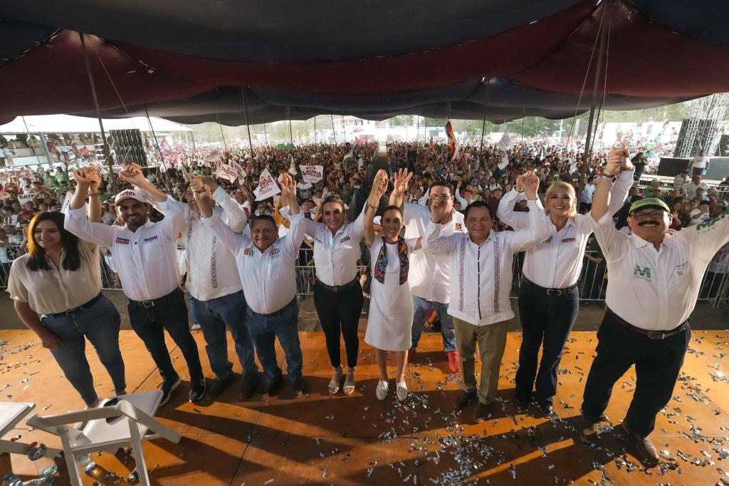 A LOS DEL PRIAN LES INTERESA MANTENER UN YUCATÁN DIVIDIDO: CLAUDIA SHEINBAUM CONVOCA&nbsp; A LAS Y LOS YUCATECOS A CONSTRUIR UN SOLO ESTADO CON LA&nbsp;4T