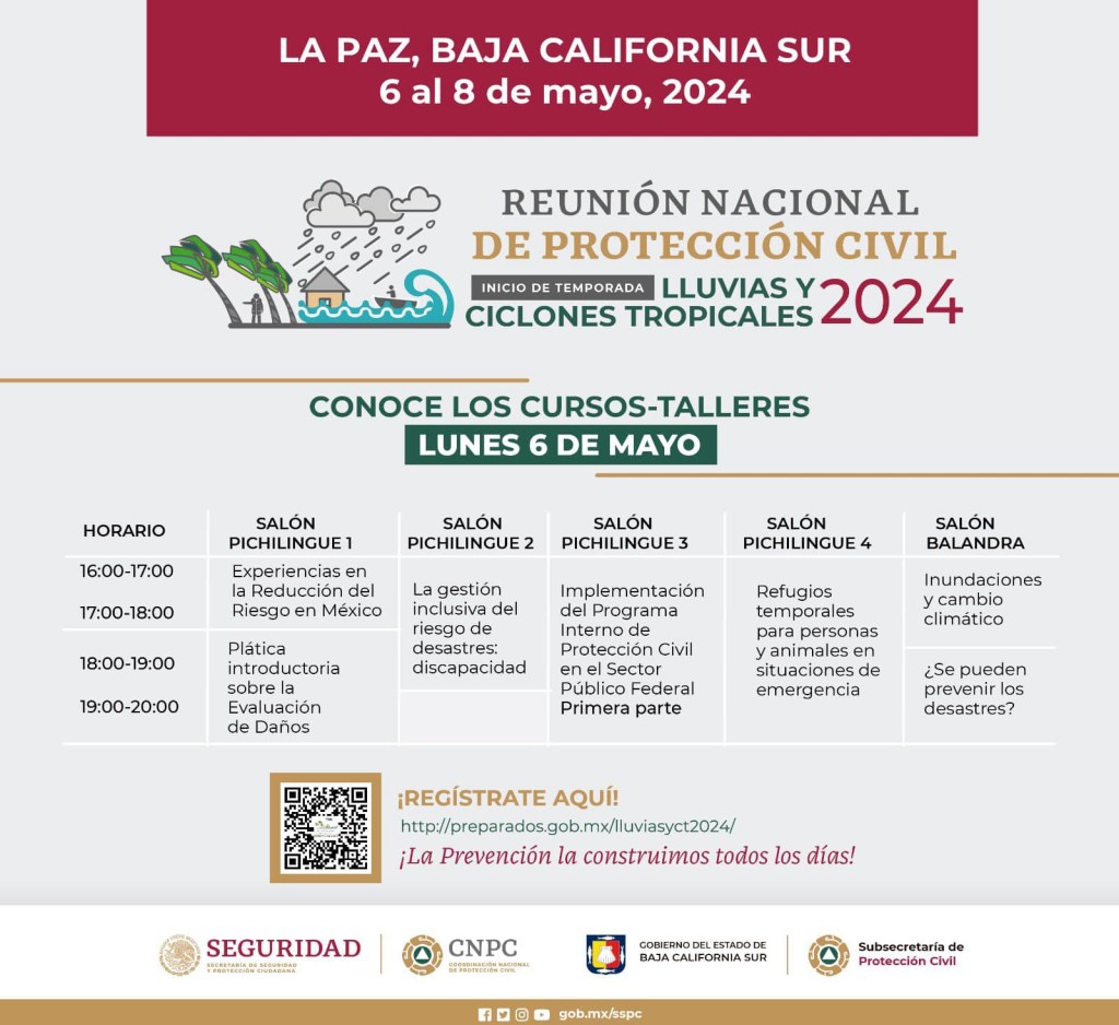 ABIERTO REGISTRO PARA CURSOS Y TALLERES EN MATERIA DE PROTECCIÓN CIVIL