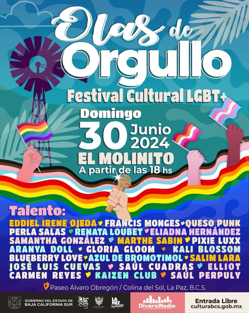 REALIZARÁN FESTIVAL SOBRE DIVERSIDAD LGBT+: OLAS DE ORGULLO 2024