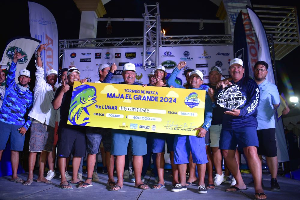 TRIUNFA EQUIPO “LOS COMPADRES” EN TORNEO “PESCANDO EN LA PAZ MAJA EL&nbsp;GRANDE”