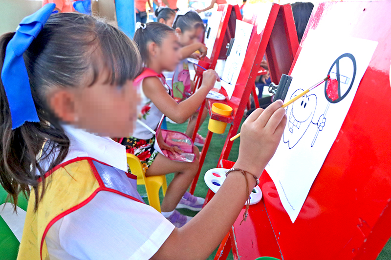 SENSIBILIZA SALUD A LA NIÑEZ Y JUVENTUDES SOBRE AFECTACIONES EN CONSUMO DE TABACO