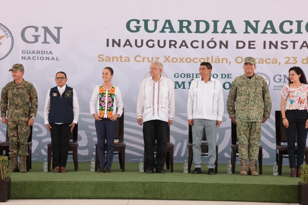 Presidente AMLO celebra respaldo de Claudia Sheinbaum a reforma constitucional de la Guardia Nacional