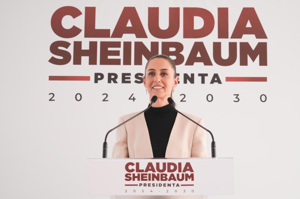 CLAUDIA SHEINBAUM SOSTIENE REUNIÓN CON LA CANCILLER DE CANADÁ MÉLANIE JOLY