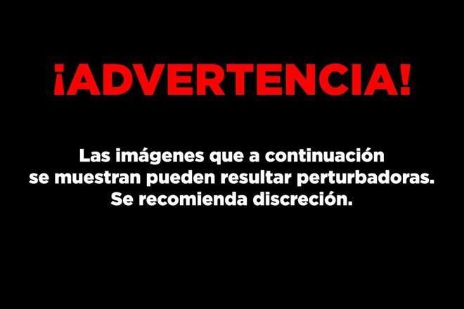 El cuerpo de una persona por una imprudencia quedó atrapado en una alcantarilla