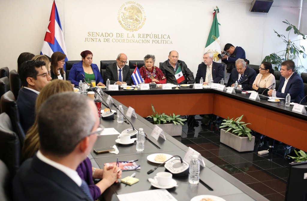 GRUPO DE AMISTAD REFRENDA EN EL SENADO DE LA REPÚBLICA RELACIÓN BILATERAL ENTRE MÉXICO Y CUBA