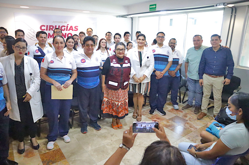 GOBIERNO DE BCS Y ASOCIACIÓN MÉDICA BENEFICIARON A 37 PACIENTES CON CIRUGÍAS DE MANOS&nbsp;GRATUITAS