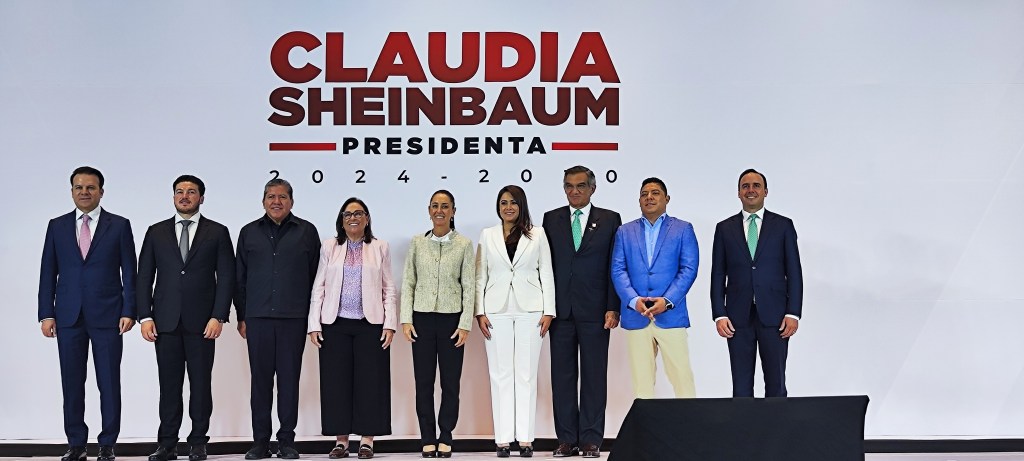 CLAUDIA SHEINBAUM DEFINE COMO PRIORIDAD OBRAS DE INFRAESTRUCTURA EN AGUA POTABLE Y CARRETERAS JUNTO A GOBERNADORES DEL NORESTE DEL&nbsp;PAÍS.