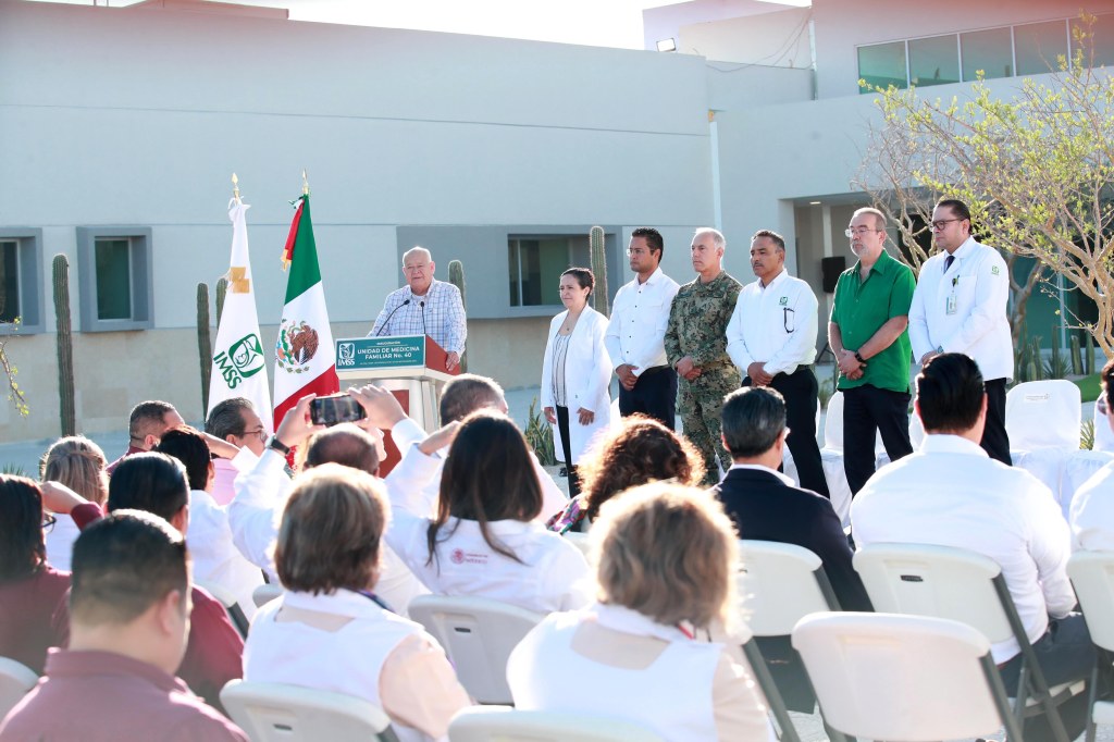 INAUGURA GOBERNADOR VMCC CLÍNICA 40 DEL IMSS EN LA PAZ; SE EJERCEN MÁS DE 200 MDP