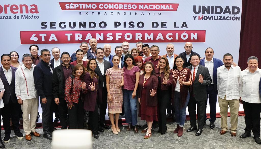 ASISTE VMCC AL CONGRESO NACIONAL DE MORENA PARA LA RENOVACIÓN DE SU DIRIGENCIA