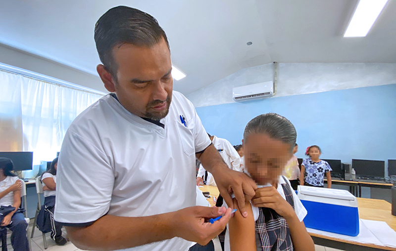 DESARROLLA SECRETARÍA DE SALUD CAMPAÑA DE VACUNACIÓN CONTRA EL VIRUS DEL PAPILOMA&nbsp;HUMANO