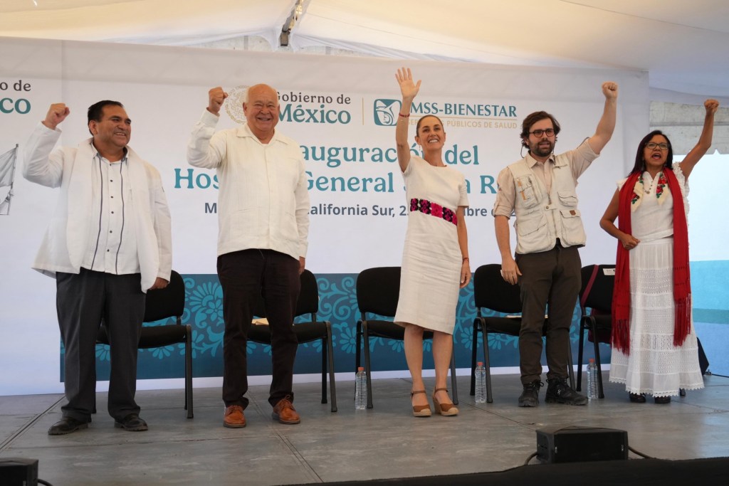 INAUGURA CLAUDIA SHEINBAUM Y VÍCTOR CASTRO NUEVO HOSPITAL GENERAL DE SANTA ROSALÍA
