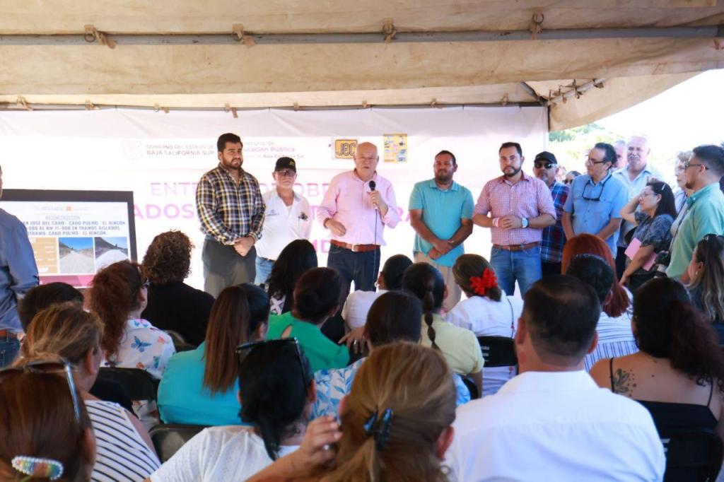 ENTREGA GOBERNADOR EN LOS CABOS, REHABILITACIÓN DEL CAMINO A CABO PULMO