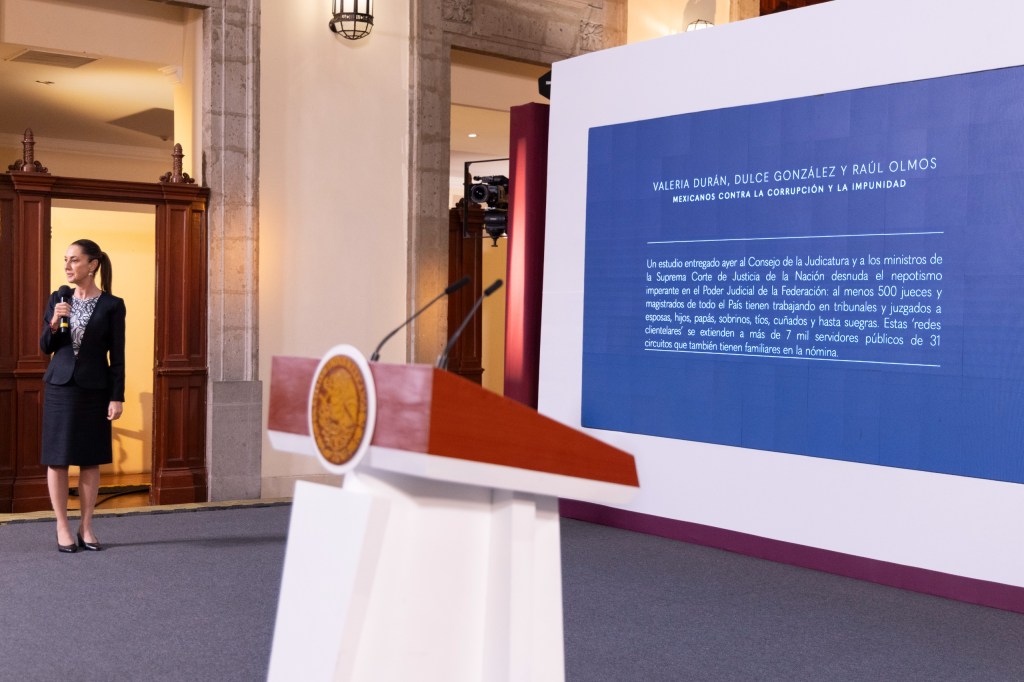 Reforma al Poder Judicial es la lucha del pueblo de México contra la corrupción y el nepotismo: presidenta Claudia Sheinbaum