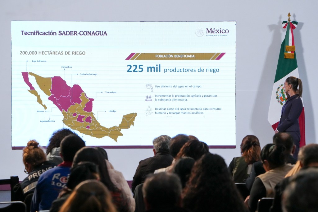 Presidenta Claudia Sheinbaum presenta Plan Nacional Hídrico que concibe al agua como un derecho y un bien de la nación