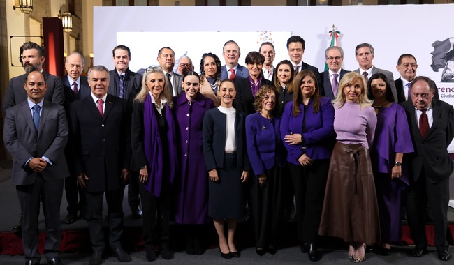 Presidenta Claudia Sheinbaum presenta Consejo Asesor de Desarrollo Económico Regional y Relocalización (CADERR) como parte del Plan México