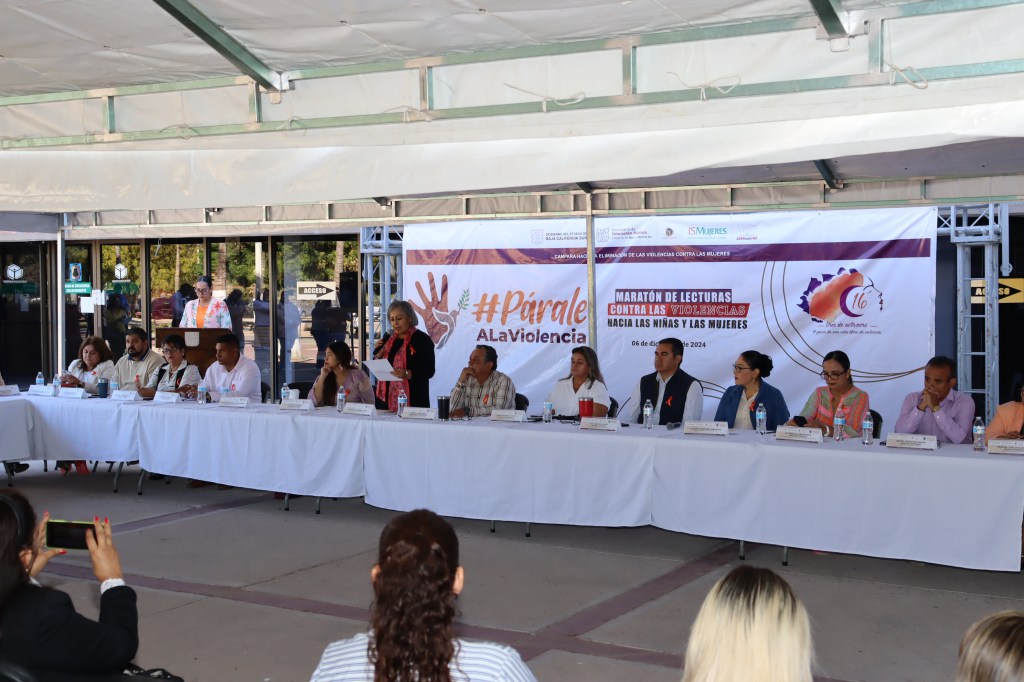 REALIZA SEP MARATÓN DE LECTURA CONTRA LA VIOLENCIA DE GÉNERO