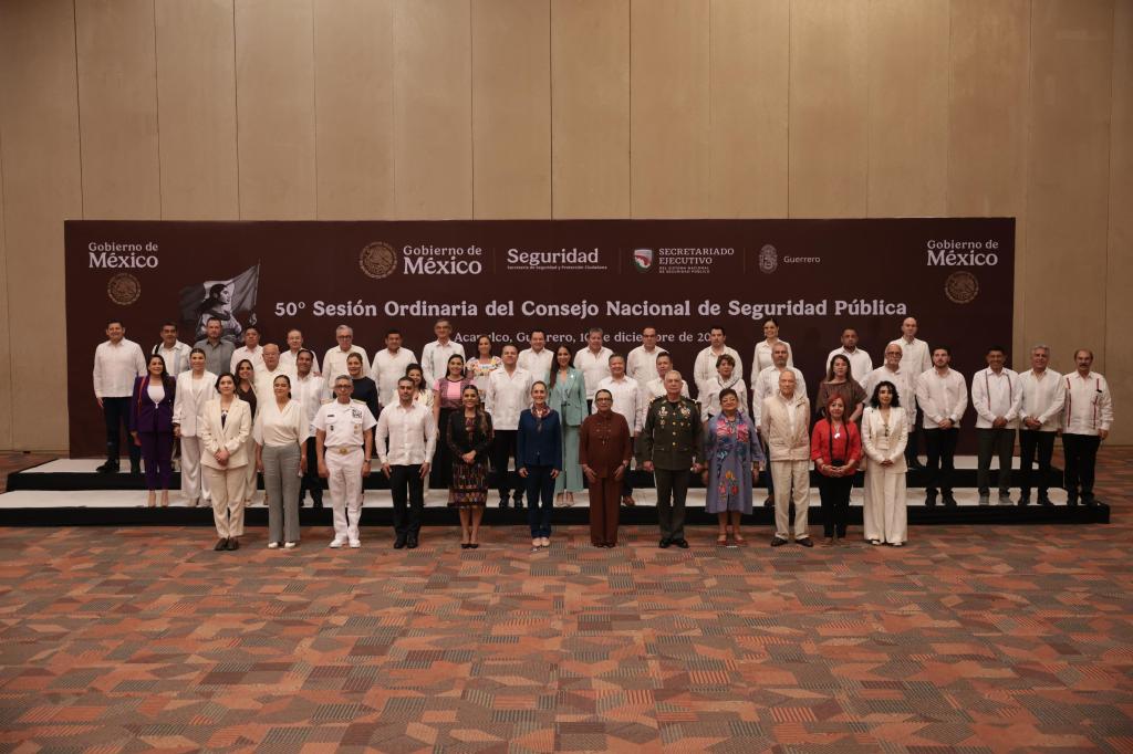 ASISTE GOBERNADOR DE BCS A REUNIÓN NACIONAL DEL CONSEJO NACIONAL DE SEGURIDAD PÚBLICA