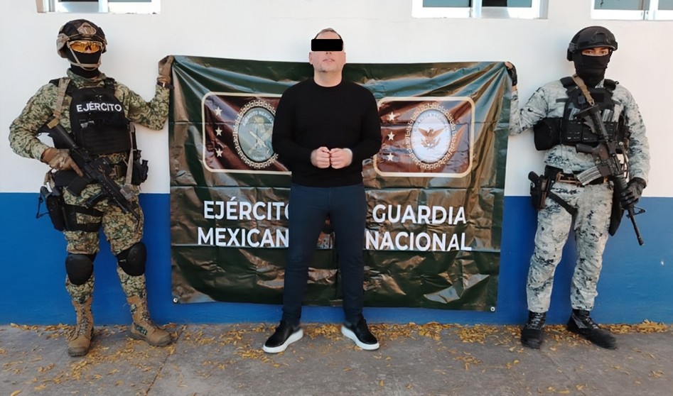 EN SINALOA, DETIENEN A UNO DE LOS PRINCIPALES OPERADORES DE UN GRUPO DELICTIVO VINCULADO CON DISTRIBUCIÓN INTERNACIONAL DE DROGA