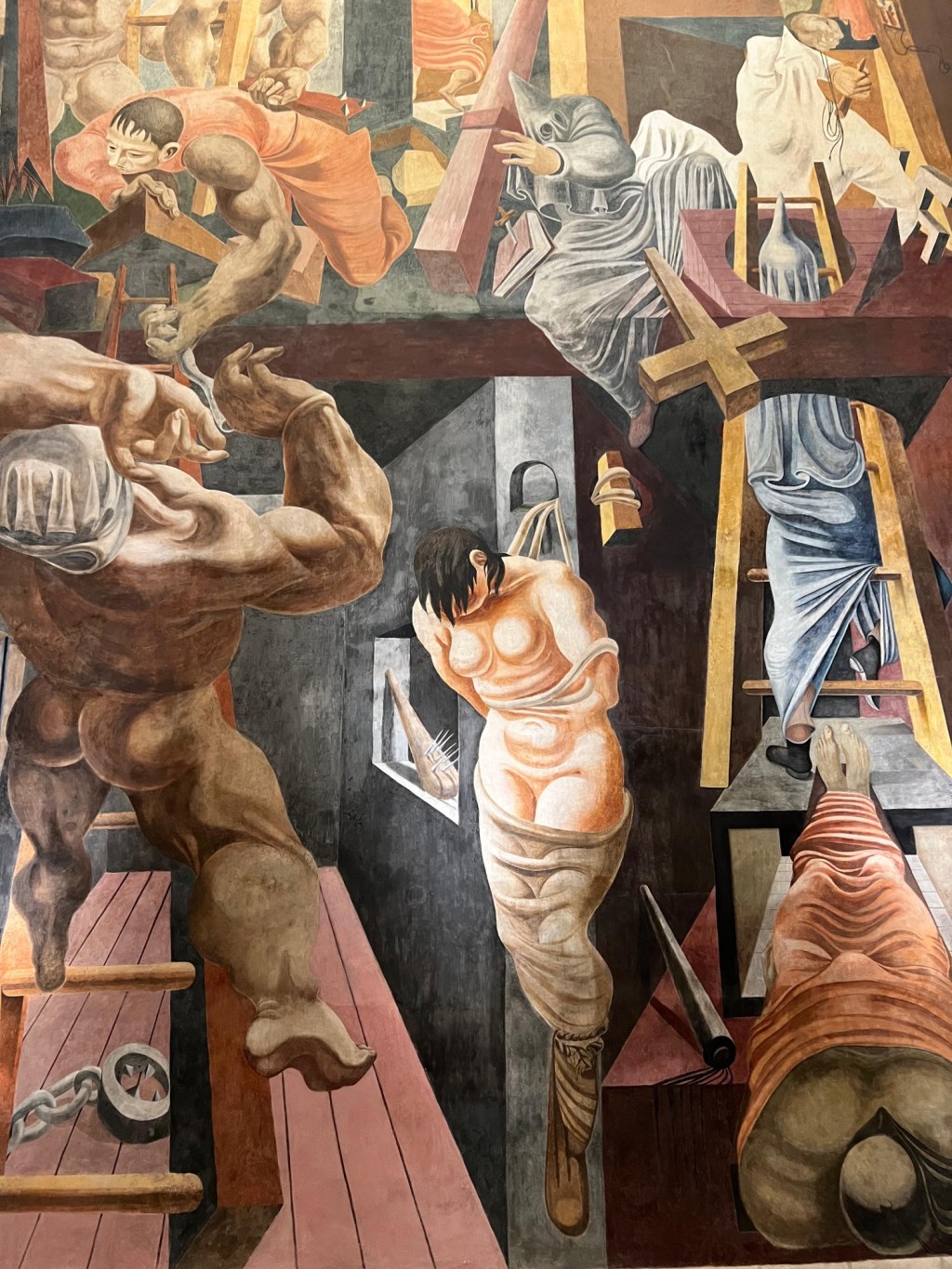 LA SECRETARÍA DE CULTURA ENTREGA LA RESTAURACIÓN DEL MURAL LA LUCHA CONTRA EL TERRORISMO&nbsp;