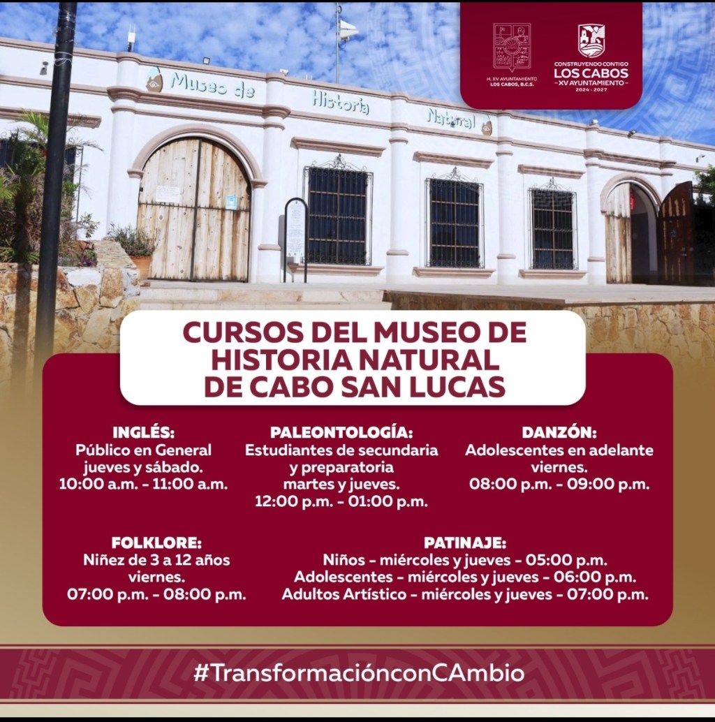 Invitan a inscribirse en cursos gratuitos del Museo de Historia Natural de CSL y plaza pública Amelia Wilkes