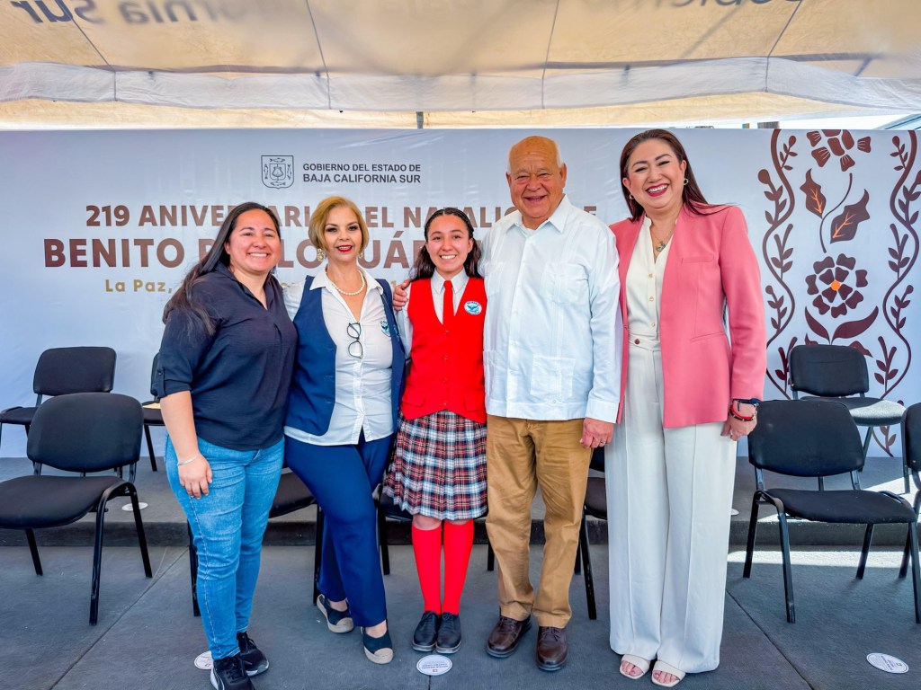 PRESENTE EDITH AGUILAR EN EL 219 ANIVERSARIO DEL NATALICIO DE BENITO JUÁREZ EN LA CAPITAL DEL ESTADO