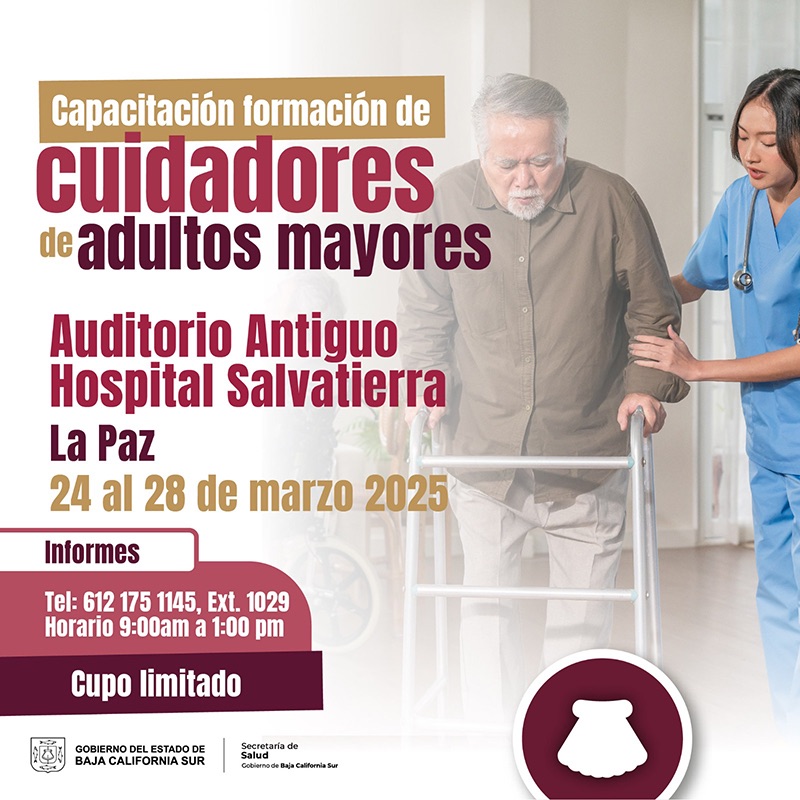 Impartirá SSA curso gratuito para cuidadores de adultos mayores