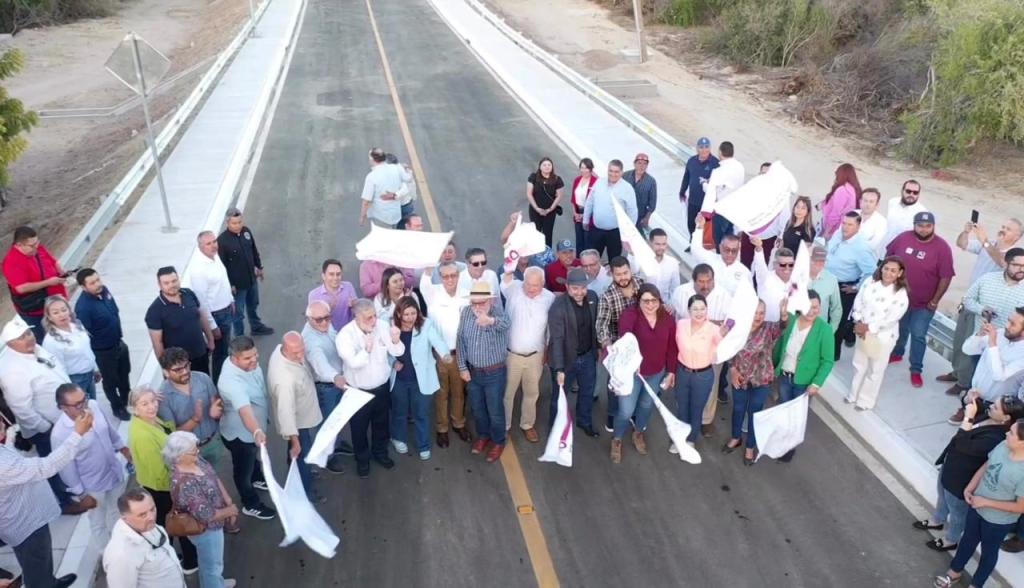 Entregan nuevo puente que conecta Santa Cruz y La Ribera; habitantes ya no quedarán incomunicados