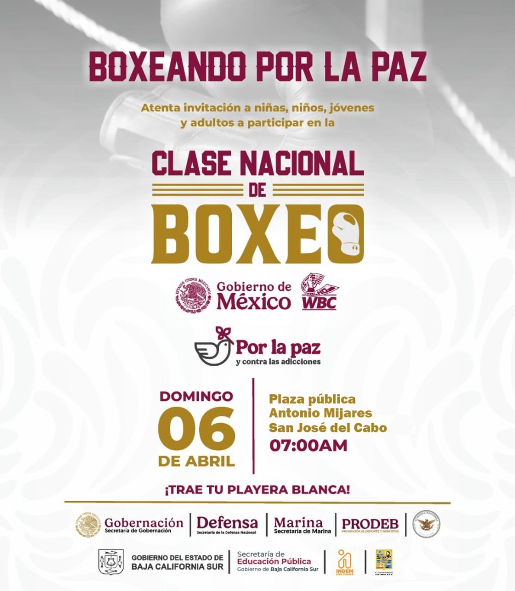 Se suma Los Cabos a la Clase Nacional de Boxeo; será este domingo