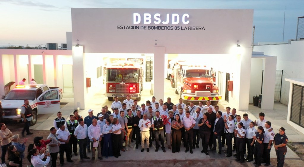 Entrega alcalde Christian Agúndez nueva Estación de Bomberos y Protección Civil en La&nbsp;Ribera