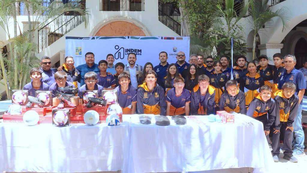 Entrega alcalde Christian Agúndez material&nbsp;a deportistas&nbsp;cabeños que competirán en Olimpiada Nacional&nbsp;2025