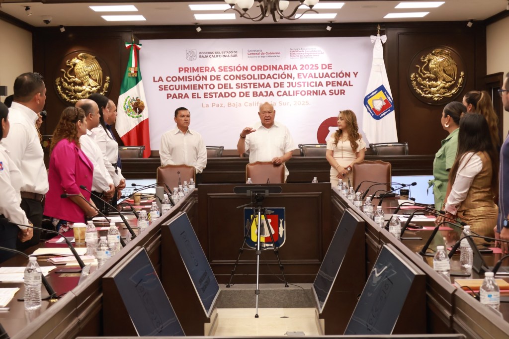 Preside VCC sesión de la Comisión de Consolidación, Evaluación y Seguimiento del Sistema de Justicia&nbsp;Penal