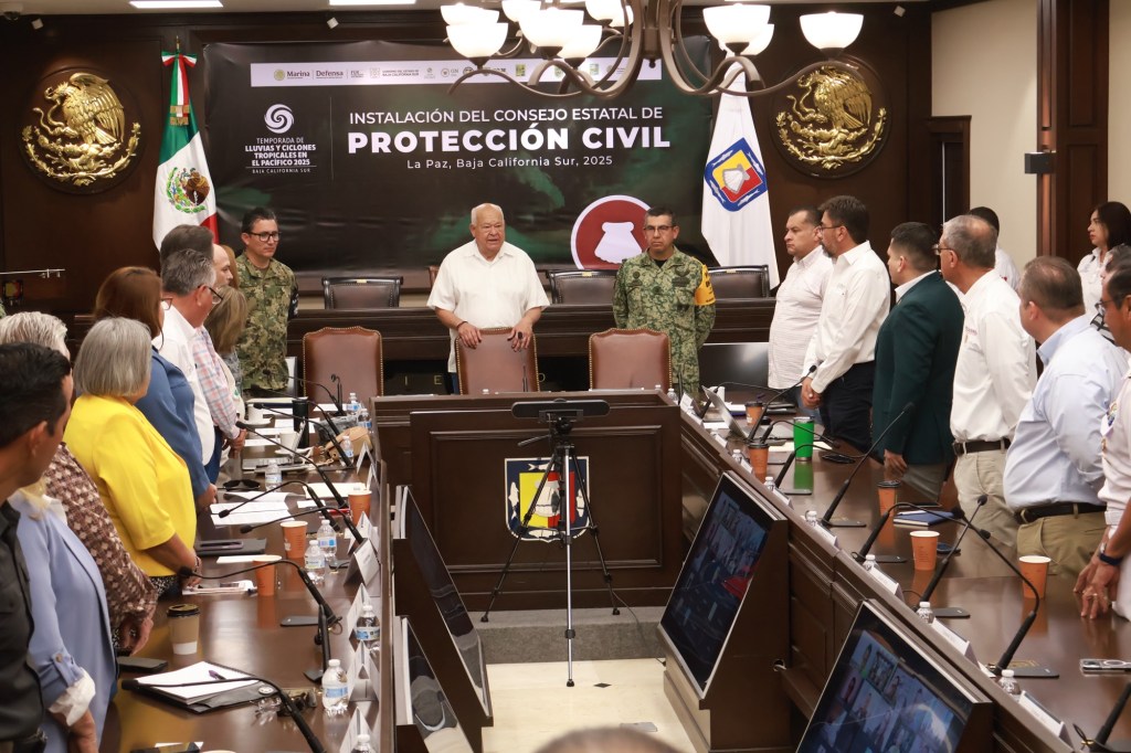 Instala gobernador Víctor Castro el Consejo Estatal de Protección Civil de&nbsp;BCS