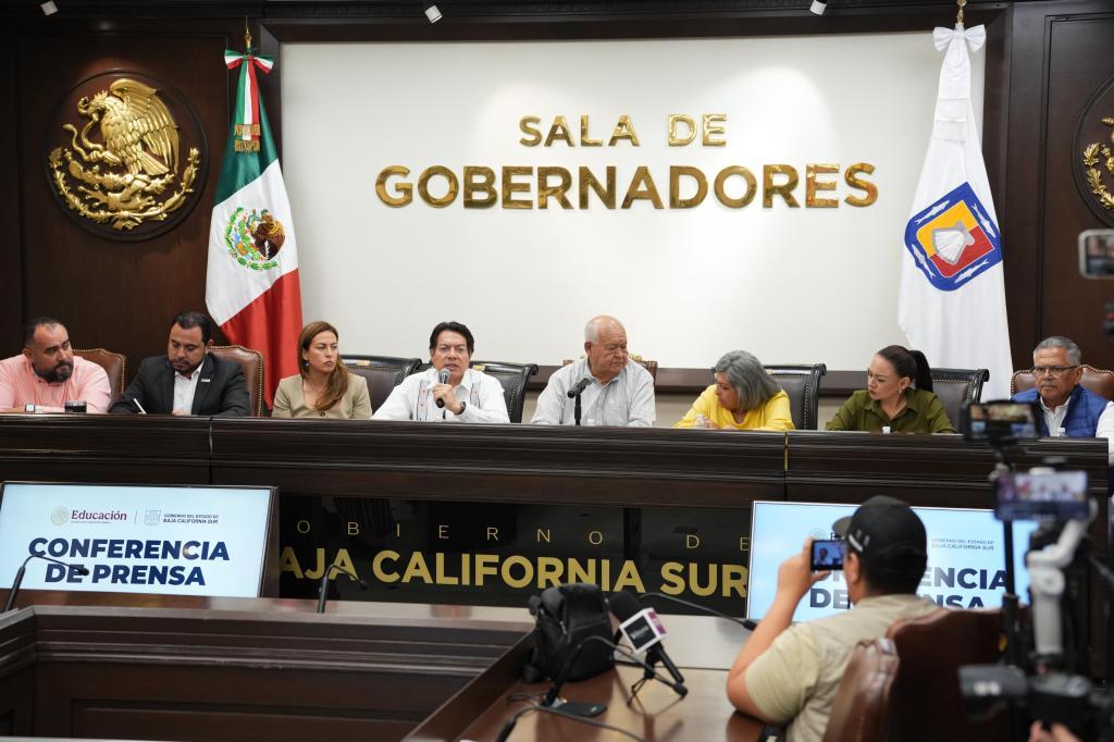 Informa Mario Delgado inversiones históricas en Becas del Bienestar para estudiantes de Baja California&nbsp;Sur