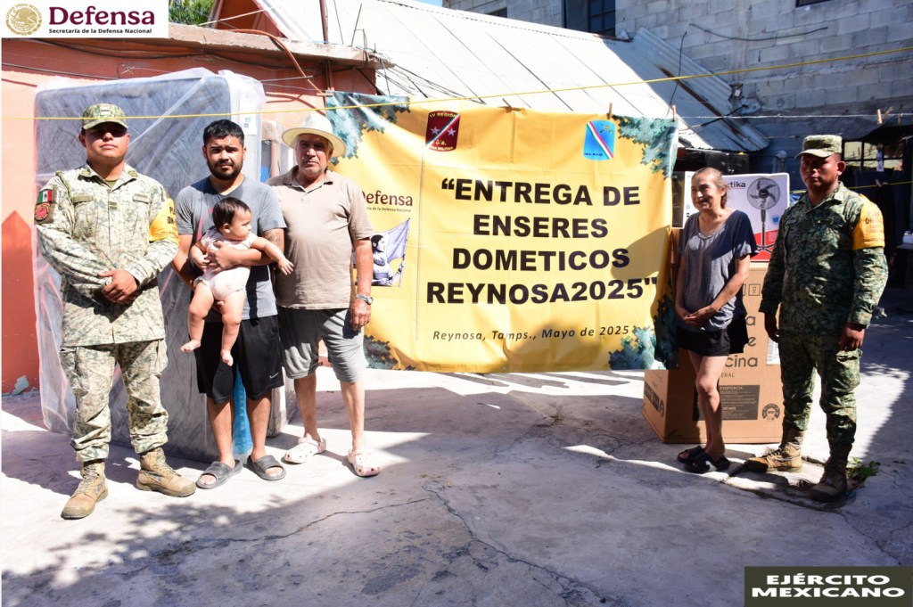 Ejército Mexicano y Guardia Nacional en coordinación con la Secretaría del Bienestar aplican Plan DN-III-E en&nbsp;Tamaulipas