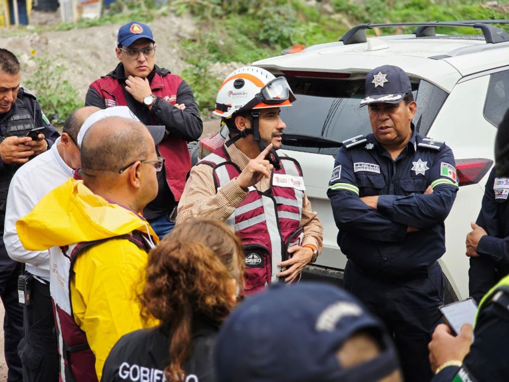 Bajo control la zona de polvorines en Tultepec; autoridades de los tres órdenes de gobierno coordinan servicios de&nbsp;emergencias