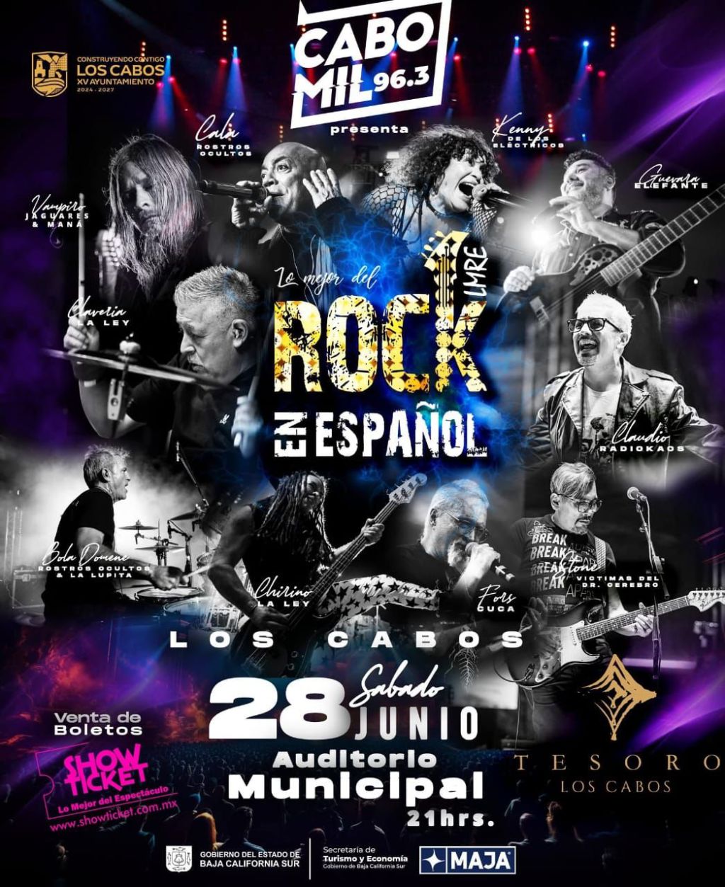 El respaldo del gobierno municipal garantiza un evento seguro y exitoso: “Lo Mejor del Rock en Español” en Los&nbsp;Cabos