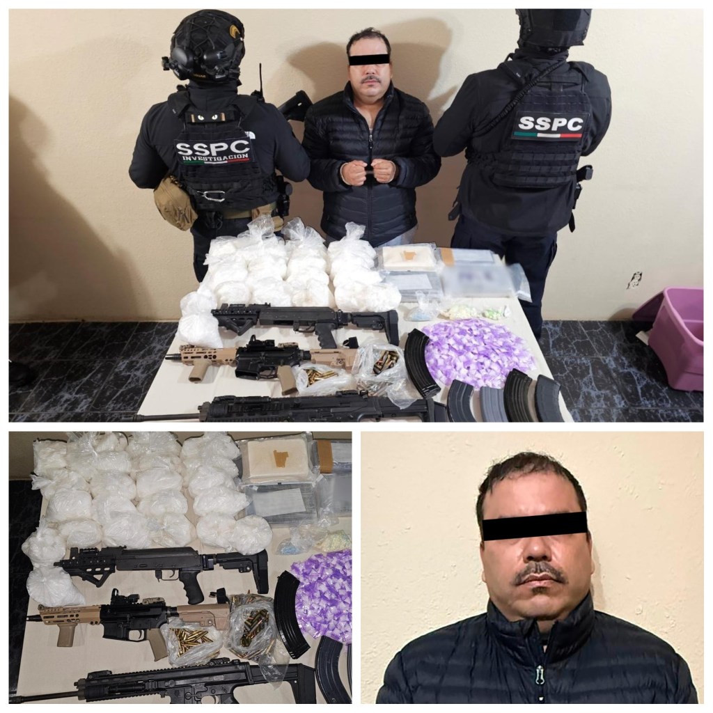 AUTORIDADES FEDERALES DETUVIERON EN BAJA CALIFORNIA A UN GENERADOR DE VIOLENCIA CON DROGAS Y&nbsp;ARMAS