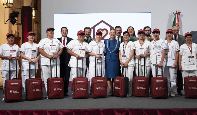 Presidenta Claudia Sheinbaum encabeza el arranque nacional del programa Salud Casa por&nbsp;Casa