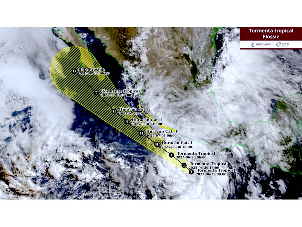 Los Cabos en zona de vigilancia por la Tormenta Tropical “Flossie”: Protección&nbsp;Civil