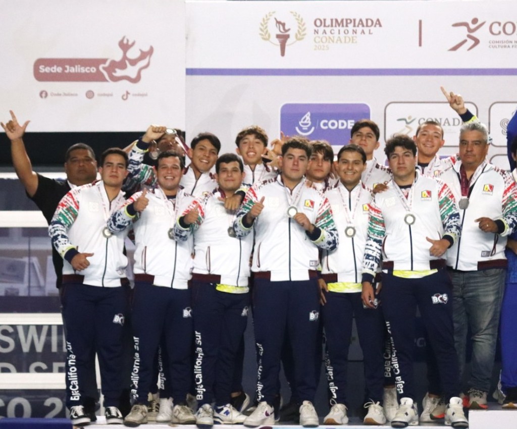 Polo acuático de BCS asegura plata en la Olimpiada Nacional&nbsp;2025