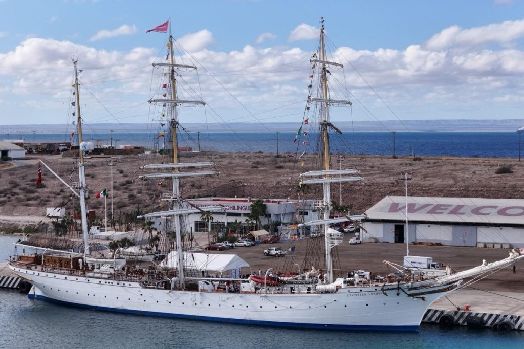 Recibe La Paz al velero noruego Statsraad Lehmkuhl en expedición&nbsp;internacional