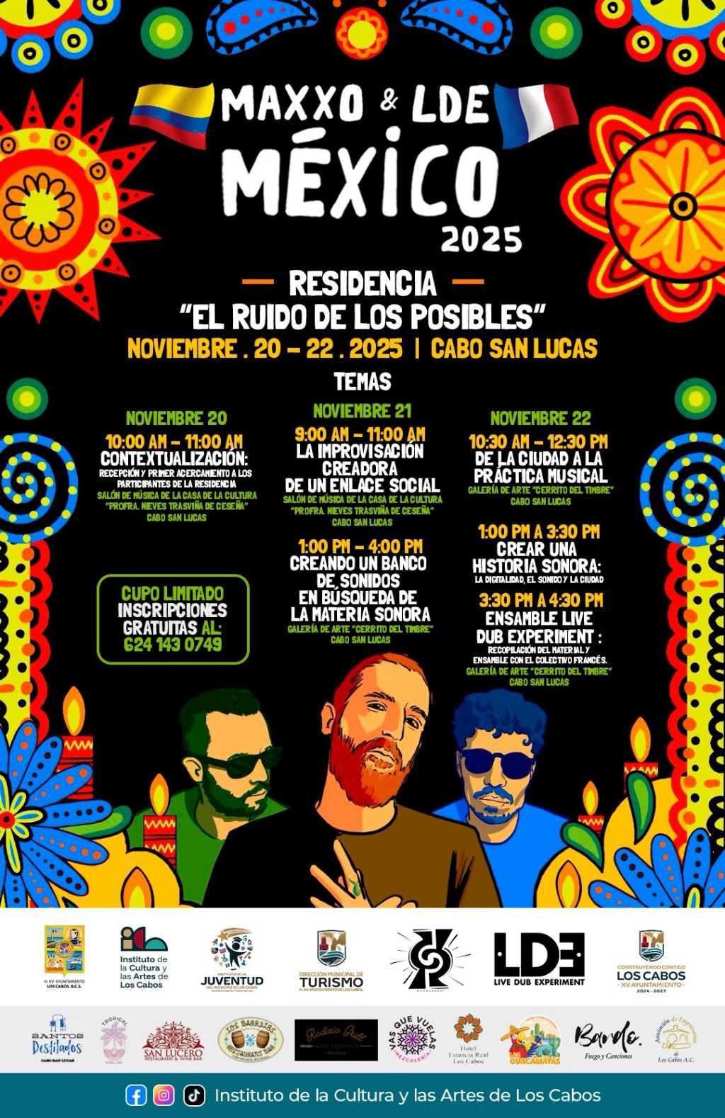 Invitan a músicos a la residencia de dubstep y reggae “El Ruido de los Posibles” en Cabo San&nbsp;Lucas