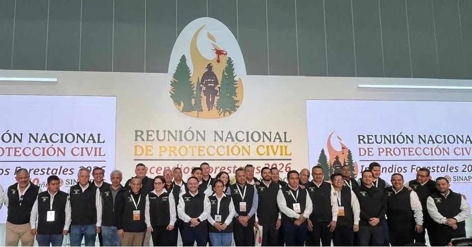 Participa Protección Civil de BCS en Reunión Nacional sobre Incendios Forestales