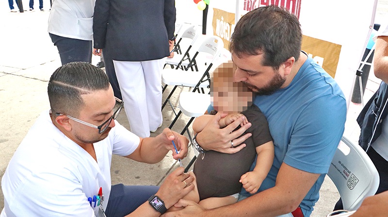 Instalará Salud módulo de vacunación contra sarampión en el Carnaval La Paz 2026