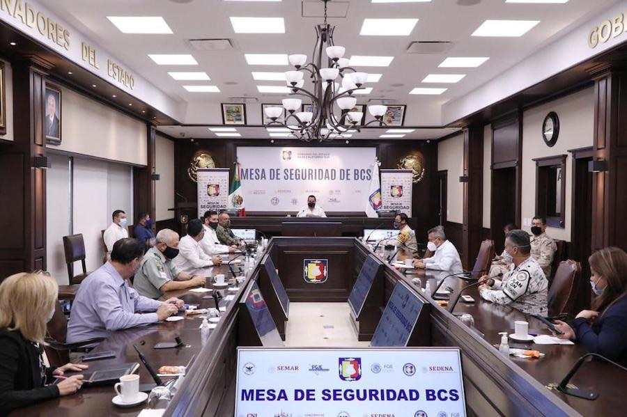 Mesa de Seguridad de Baja California Sur se mantiene en sesión permanente
