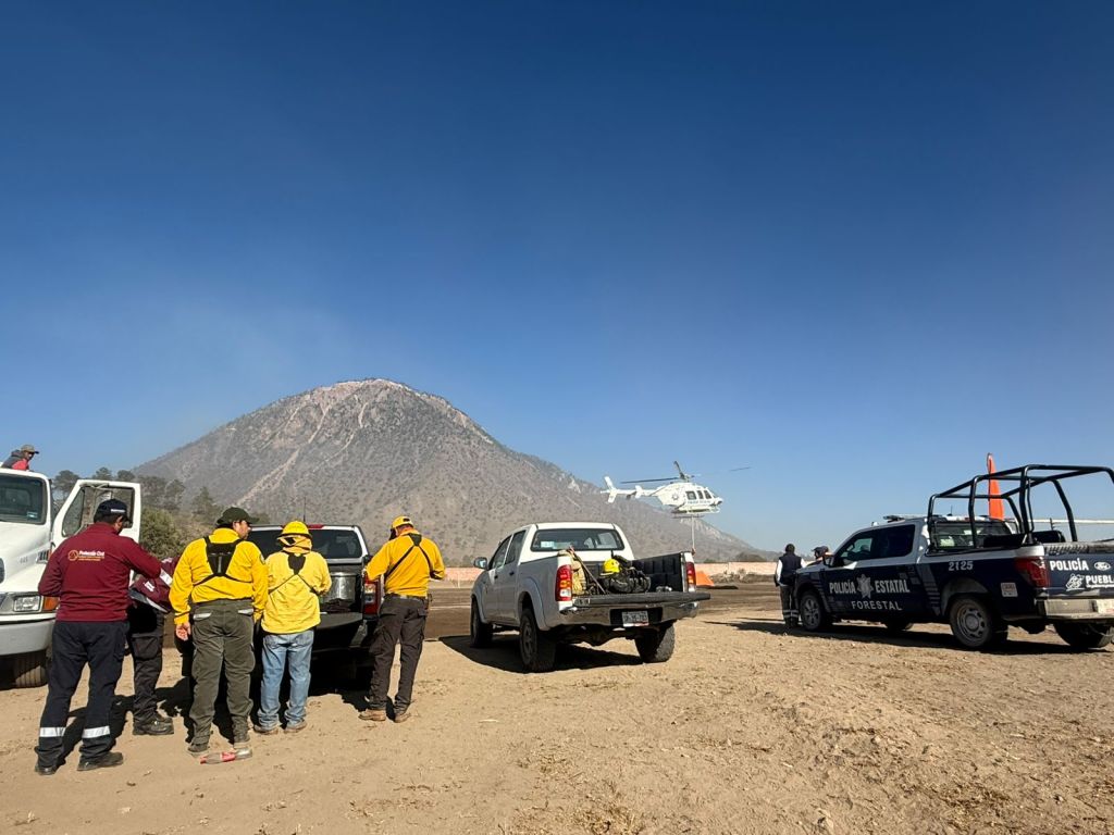CON COORDINACIÓN Y ATENCIÓN OPORTUNA, GOBIERNO ESTATAL CONTROLA INCENDIOS EN&nbsp;PUEBLA