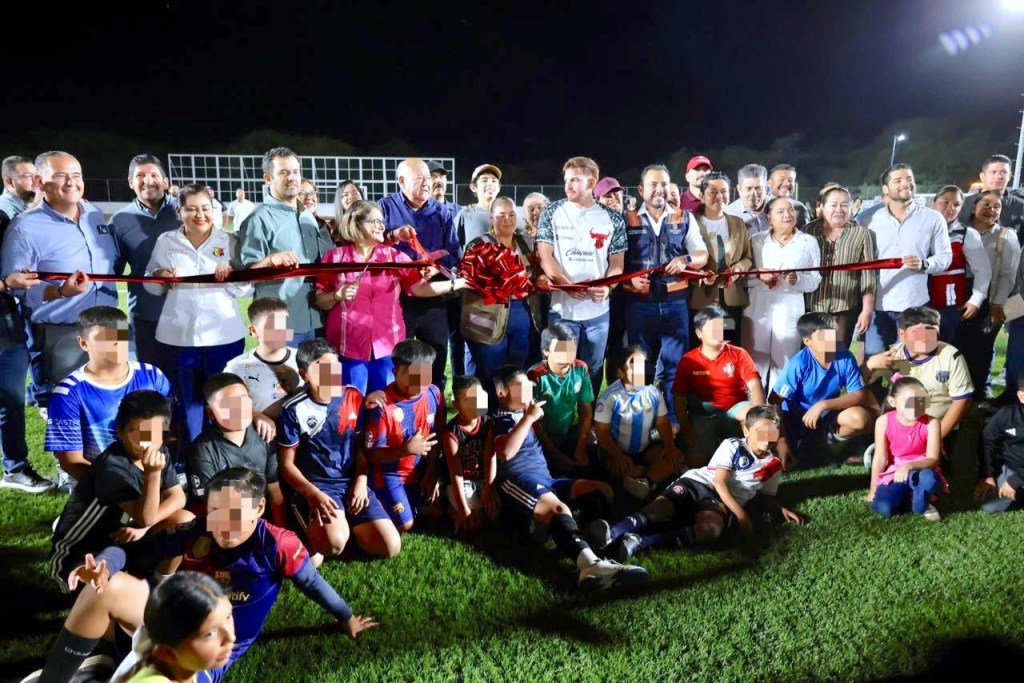 Inaugura Christian Agúndez Multideportivo “La Bombonera” en&nbsp;Caduaño