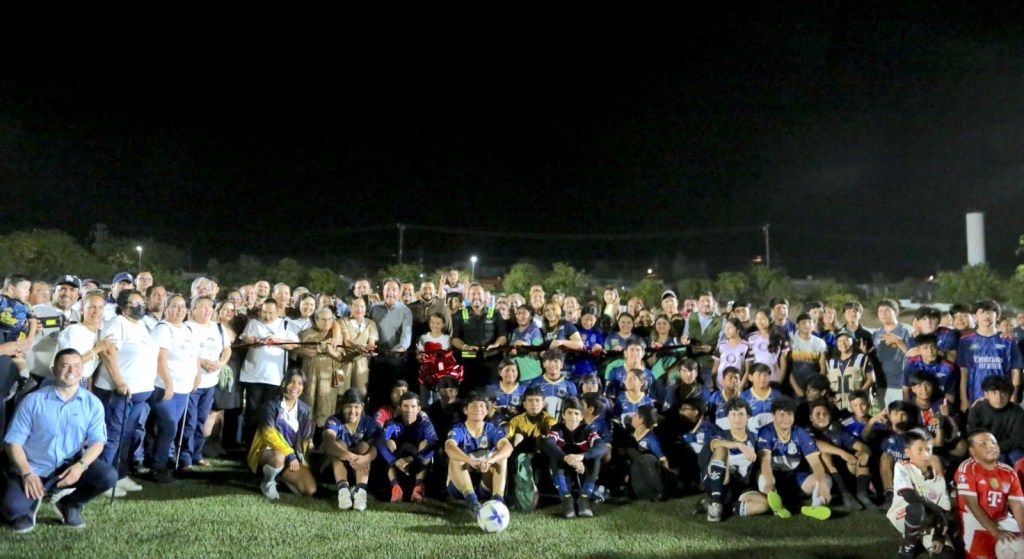 Inaugura Christian Agúndez&nbsp;complejo&nbsp;multideportivo “Enrique Ruiz Guillins” en Santa&nbsp;Anita